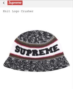 Supreme Knit Logo Crusher ニット帽 Supreme Knit Logo Crusher Black 26ss - メルカリ