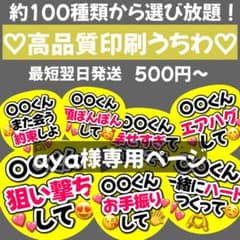 aya様専用 オーダー うちわ文字 団扇屋さん 連結 文字パネル ファンサ