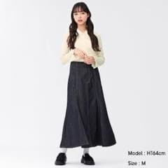 GU デニム　マーメイドスカートのサムネイル