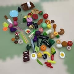 Thumbnail of 知育玩具 おままごと 野菜 果物 お寿司 食材セット 70個〜 大量 まとめ売り