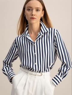 新品LILYSILK シルクシャツ レディース 長袖 高級シルク オフィス 上品 