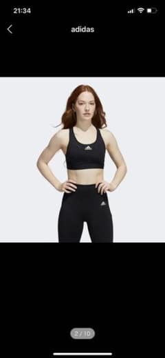 adidas アディダス スポーツブラ ジムウェア　トレーニング　タグ付き新品のサムネイル