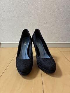BENIR ベニル レース パンプス ブラック 34のサムネイル