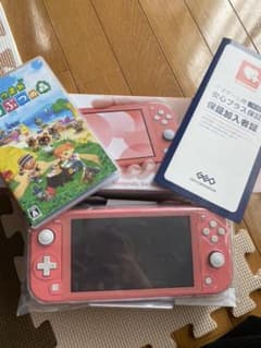 Nintendo Switch Lite スイッチライト　コーラルピンク　セットのサムネイル