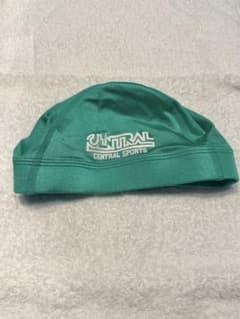 セントラルスポーツ　水泳帽　緑　M グリーンのサムネイル