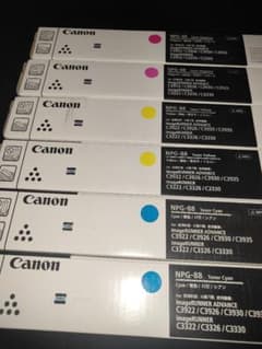 Canon NPG-88 トナー 3色セット×２ シアン イエロー マゼンタのサムネイル