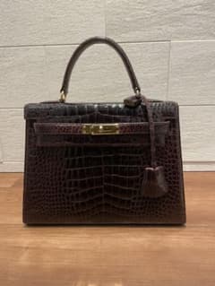 JRA認定クロコダイルケリーバッグ¥320000→最終価格のサムネイル
