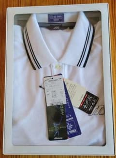 新品 Mizuno Golf ポロシャツ ホワイト Lサイズのサムネイル