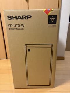 最新モデル シャープ 空気清浄機 Purefit FP-U70-W - メルカリ