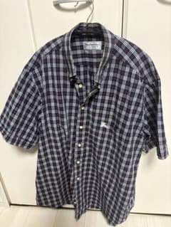 Burberrys チェック柄 半袖シャツ 41(L) コットン　バーバリーのサムネイル
