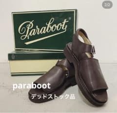 写真追加！パラブーツ★デッドストックサンダル箱付きparaboots送料込みのサムネイル