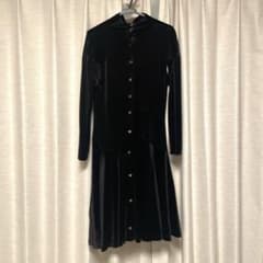 S*）様 コムデギャルソン　90s ベロア　変形ワンピース　ドレス　ブラック コムデギャルソン 90s ベロア 変形ワンピース ドレス ブラック - メルカリ