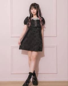 pium レースカラージャガードミニワンピのサムネイル