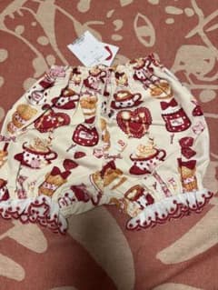 シャーリーカフェプリントかぼちゃパンツ 80-90フリー 新品未使用 