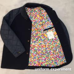 uniform experiment 裏地カラフル キルティングジャケット - メルカリ