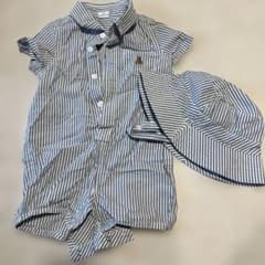 baby GAP 70 ロンパース　帽子つきのサムネイル