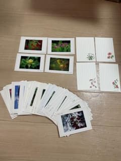 美しい風景、花などのポストカードセットのサムネイル
