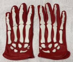 本日特別価格【美品・希少サイズ】Vanson BONEグローブ S レッドのサムネイル