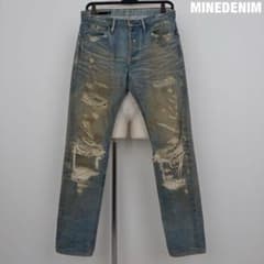 MINE DENIM 初期 16AW デストロイ デニムパンツ マインデニム - メルカリ
