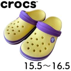 クロックス　キッズサンダル　15.5〜16.5㎝　黄色　イエローのサムネイル