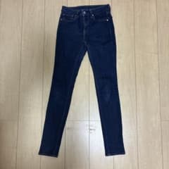 GU スキニーデニム ダークブルー 221-297084 | Mercari
