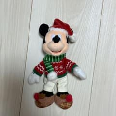 Mickey Mouse Plush Badge Christmas 2024