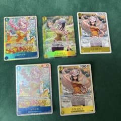 ワンピースカード レベッカ ニコ・ロビン 5枚セットのサムネイル