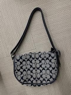 coach ショルダーバッグ ブラック グレーのサムネイル
