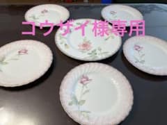 ナルミ プロフュージョン  薔薇柄 プレート 6枚セットのサムネイル