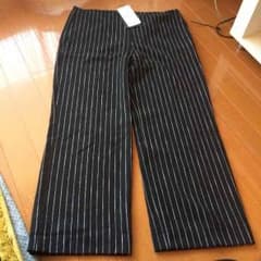 引っ越しの為、売り切り希望: ZARA ストライプワイドパンツのサムネイル