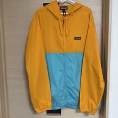 patagonia ナイロンジャケット L イエロー・ブルー - メルカリ