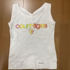 Courreges 21 クレージュ　キャミソール　ロゴプリント　y2k courreges クレージュ Tシャツ 38 レディース y2k 平成 レトロ - メルカリ