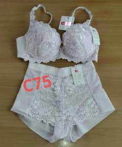 ワコールブラジャーショーツセットC75 ワコール③ - メルカリ