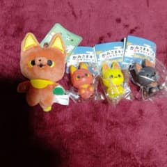 かみさまキツネとサラリーマン　ガチャ　ミニソフビ　フィギュア　ぬいぐるみ
