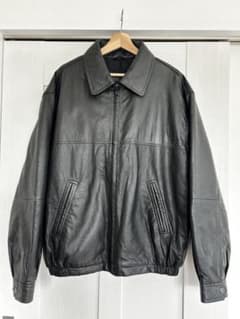 90s outbrook ブラックレザージャケット L 本革 90s outbrook ブラックレザージャケット L 本革 - メルカリ