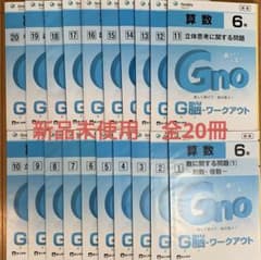 新版❣️自宅保管未使用　⑱あ　グノーブル　5年グノワークアウト算数　30冊セット Amazon.co.jp: G脳(グノ)-ワークアウト5年算数 Iセット(No.1~5) : 中学