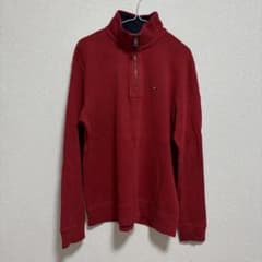 Thumbnail of 【古着】Tommy hilfiger ハーフジップ　赤