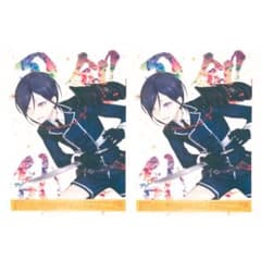 新品☆刀剣乱舞【薬研藤四郎】ファミマ☆5周年☆クリアポスター☆2点