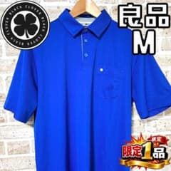 [빨리 승리] 블랙 클로버 맨즈 반소매 폴로 셔츠 M 블루 블루