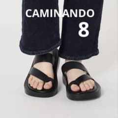 CAMINANDO DIAGONAL BAND PLATFO ブラック 8 CAMINANDO DIAGONAL BAND PLATFO ブラック 8 - メルカリ