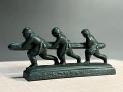 戦前　肉弾三勇士 兵士 置物 文鎮　グリコ　金属　オマケ　レア時代　日本軍　陸軍 m98642214238_1.jpg?1757655374