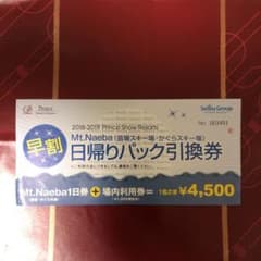 【とも。様専用】かぐら 場内利用券付きリフト券のサムネイル