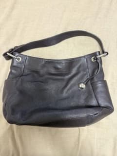 美品☆FURLA ショルダーバッグ ダークブラウン レザー