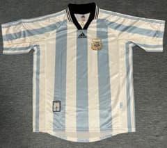 【レア】1998年　アルゼンチン代表 ユニフォーム AFA ワールドカップ adidas アルゼンチン代表 ユニフォーム 1998 ワールドカップモデル
