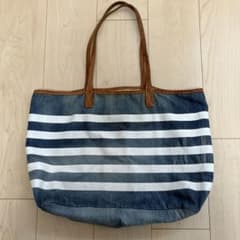 DENIM by VANQUISH FRAGMENT デニムボーダートートバッグのサムネイル