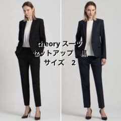 Theory Tailor Treeca スーツ セットアップ 黒 サイズ2 - メルカリ