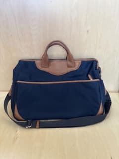 新品未使用　MAURIZIO BALDASSARI　2wayボストンバッグ MAURIZIO BALDASSARI 2WAYボストンバッグ ネイビー - メルカリ