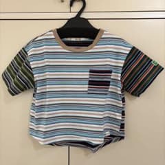 BOWL by BEAMS DESIGN ボーダー ポケットTシャツ