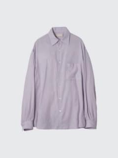 新品　GARMENT DYED COTTON SILK TWILL SHIRTのサムネイル