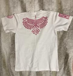 【希少】須藤元気Tシャツ ピンク柄ホワイトMサイズのサムネイル